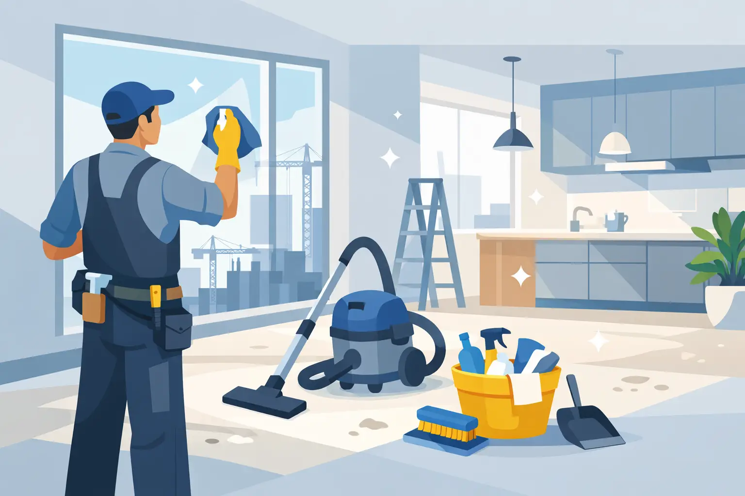 Construction Cleaning for a Move-In Ready Space