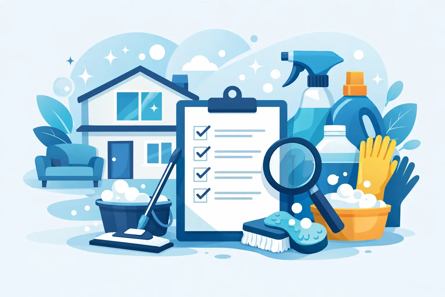 House Cleaning Deep Cleaning Checklist