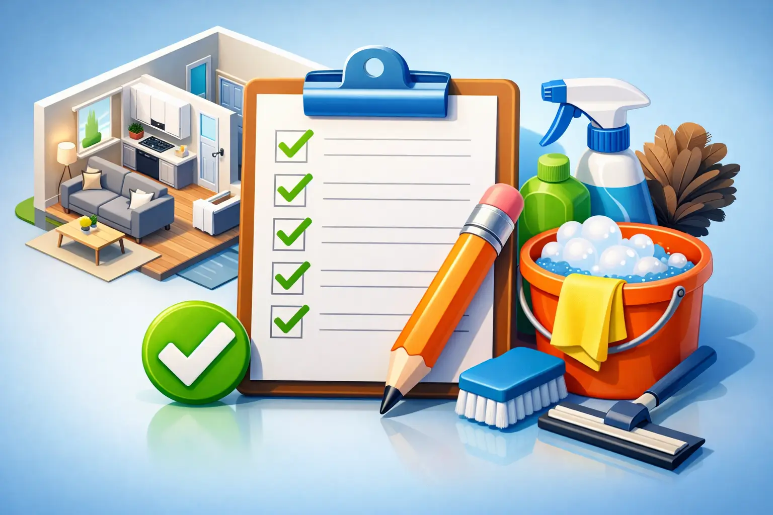 Standard Home Cleaning Checklist That Works