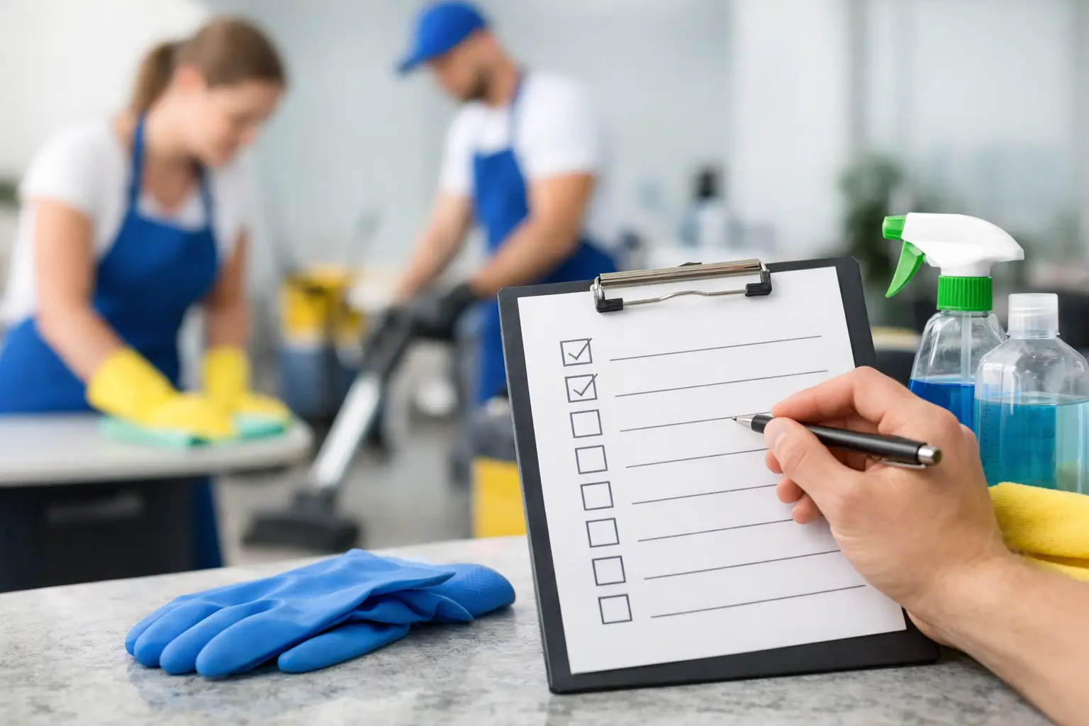 8-Step Deep Cleaning Company Review Checklist