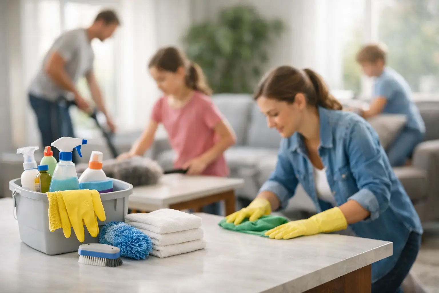 Best House Cleaning Schedule for Busy Families